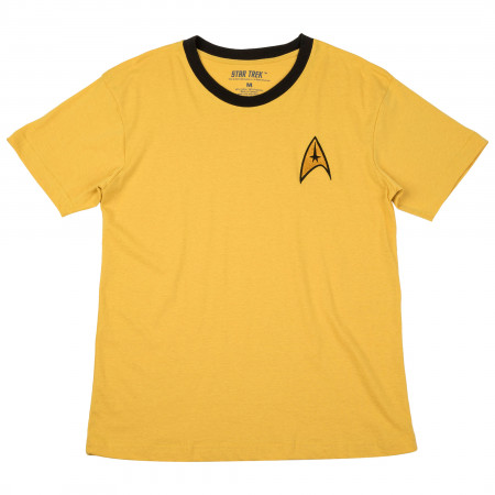 Star Trek Captain Kirk Badge T-Shirt